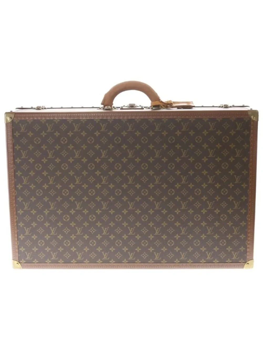 Louis Vuitton Monogram Stratos 70 Brown Trunk Suitcase Vintage